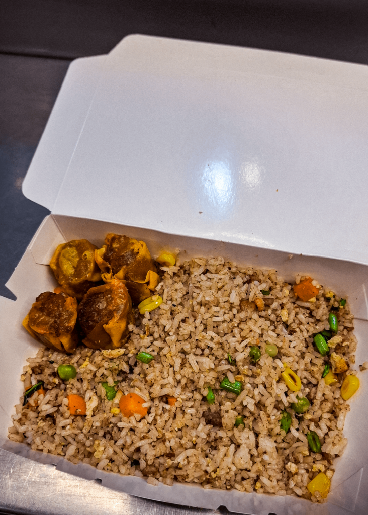 Chao fan + fried siomai | Philippines