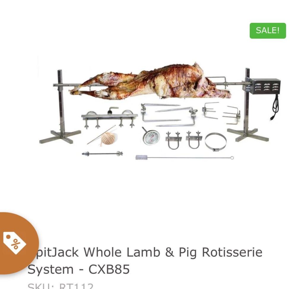 Open Pit Rotisserie Turkey