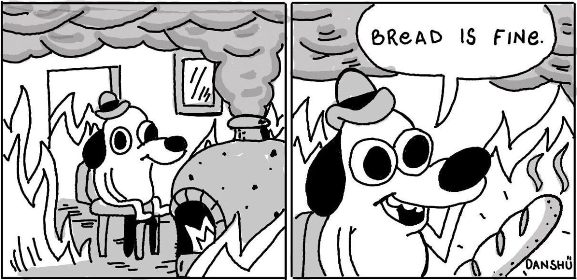 Me, dealing with the state of the world, like the adult I am.