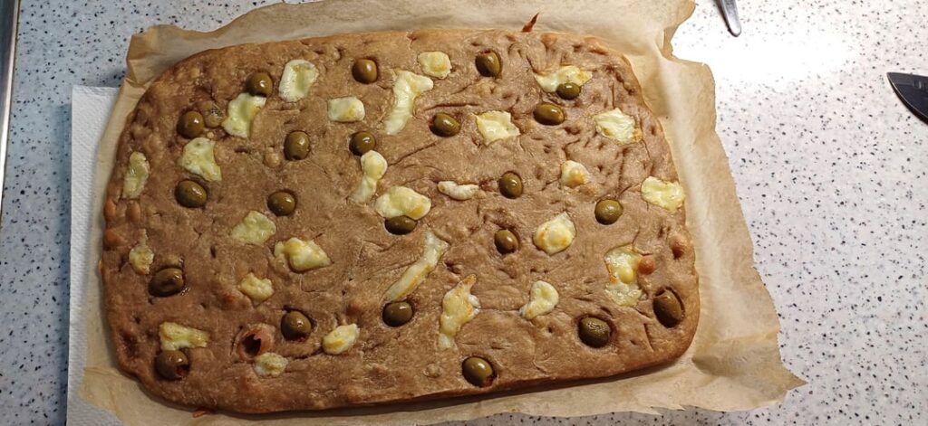 My first "foccacia"