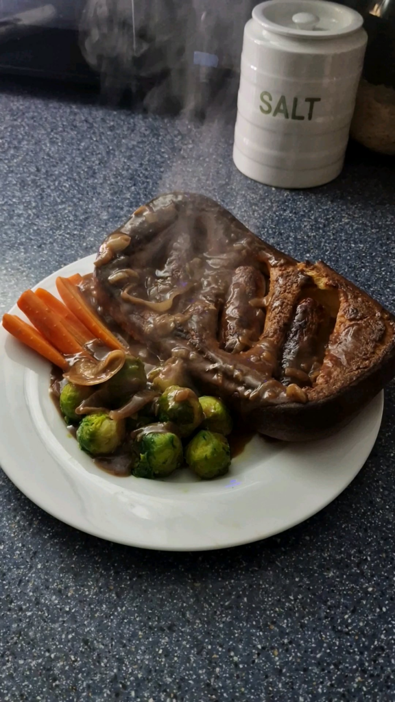 Autumn dish 2 - Toad in the hole...