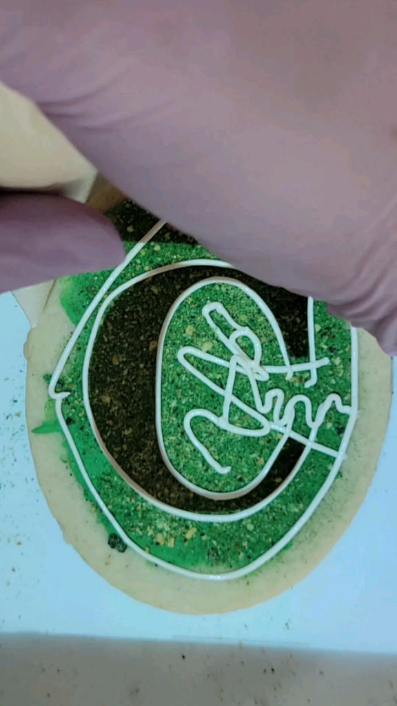 Trying out the grass method in negative space