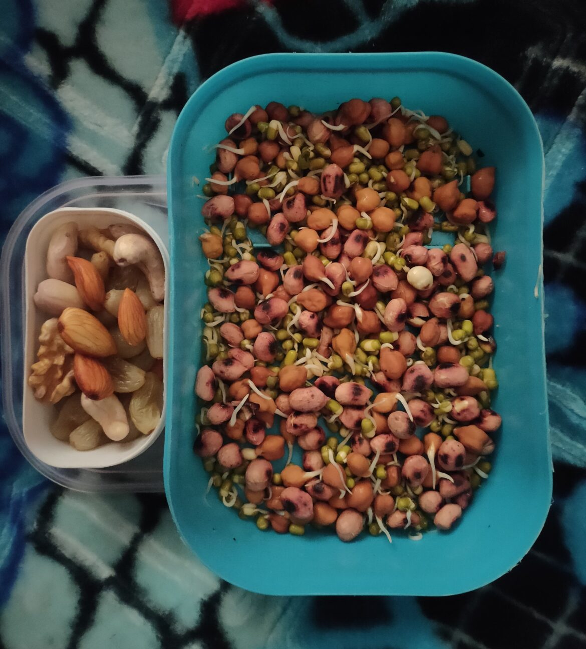 Is it healthy to consume sprouts + soaked nuts every morning?