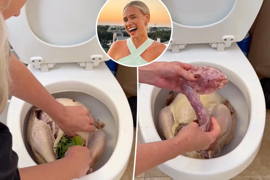 Influencer’s Thanksgiving toilet turkey prep is a nightmare Influencer's Thanksgiving toilet turkey prep is a nightmare