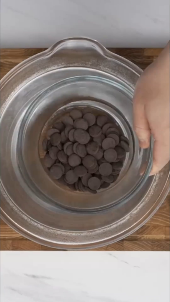 Sous Vide Brownies! 💫 Melt butter and dark chocolate, then mix with sugar, eggs, flour, salt, and nuts/fruits.