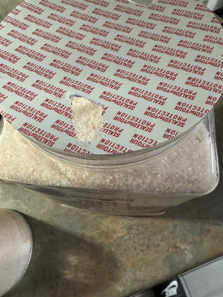 Simple salt pouring hack