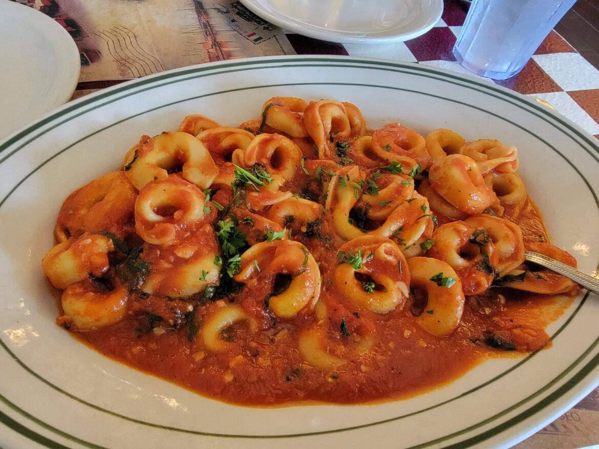 Tortellini at Scardino's in Torrance! Some of the best pasta I've had locally