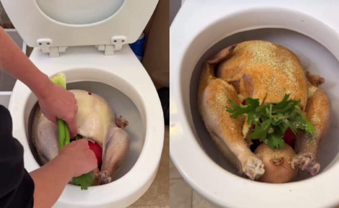 Influencer Prepares Thanksgiving Turkey In The Toilet, Leaves Internet Disgusted