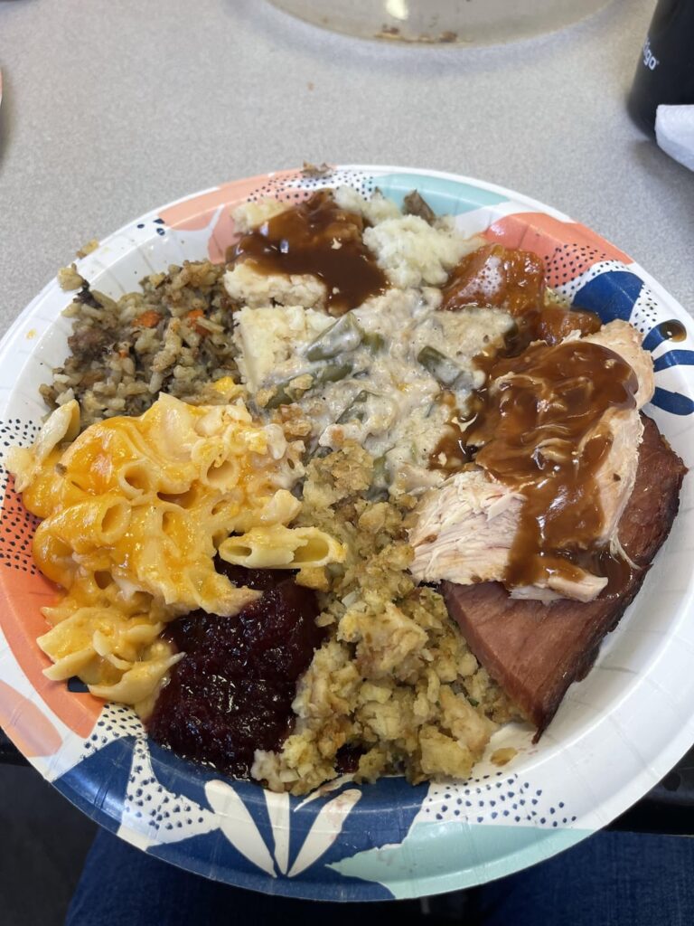 How many calories in all this food?