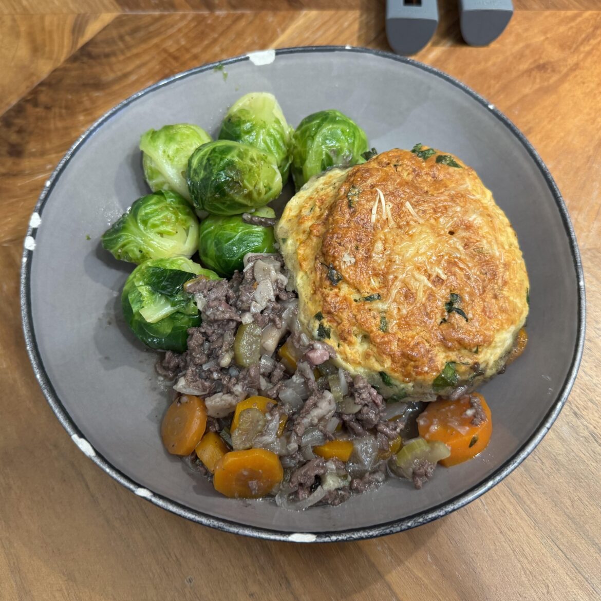 Beef Cobbler. Such a lovely comfort food!