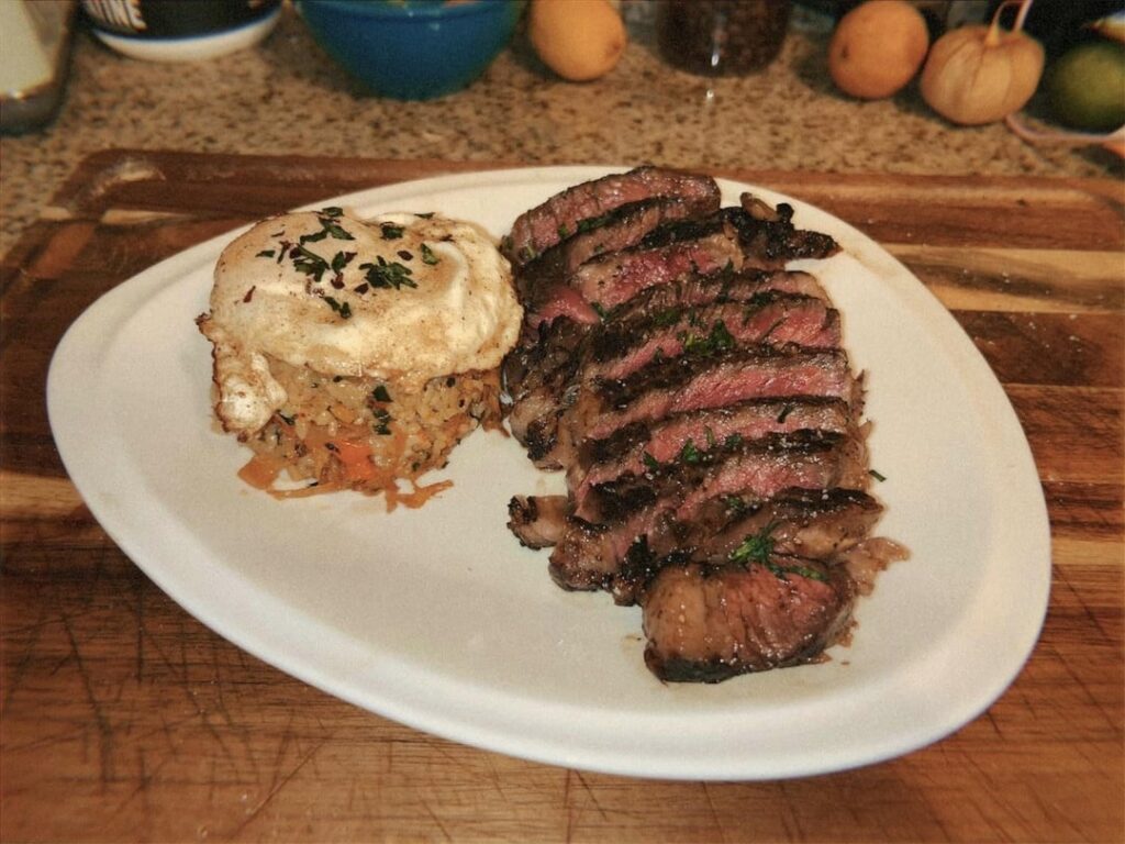 Steak and Kimchi Fried Rice