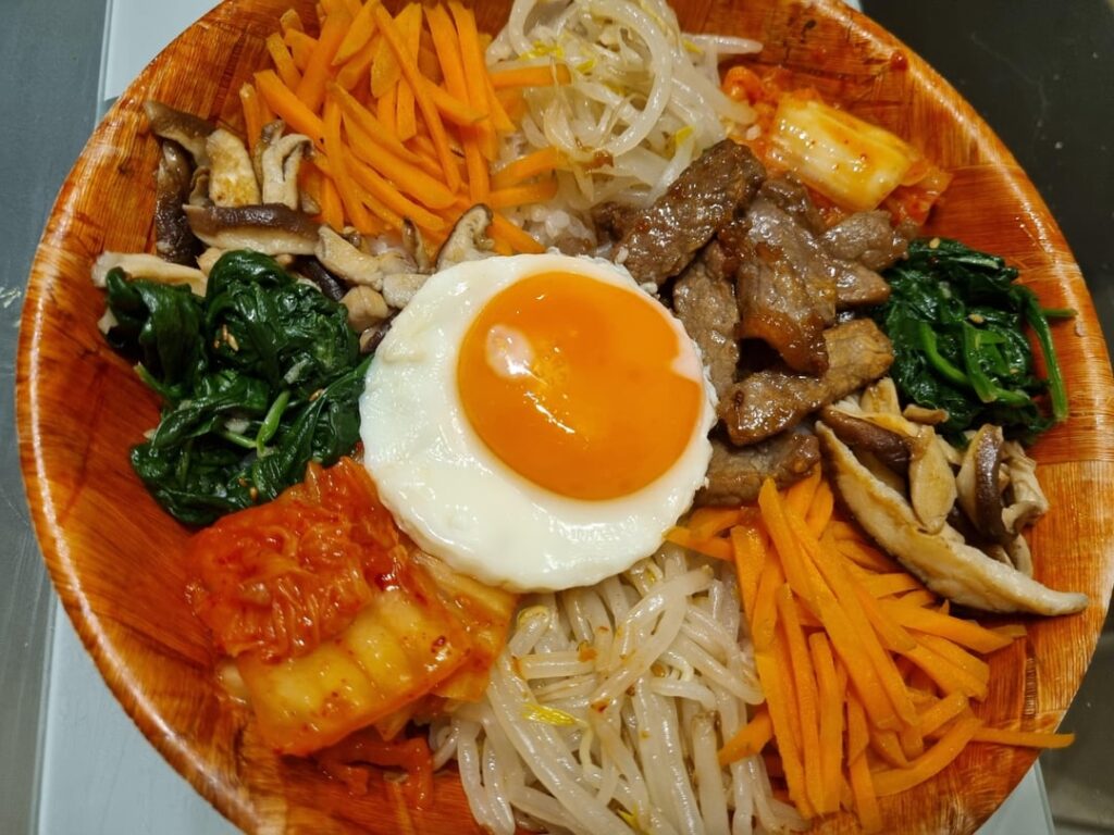 First time making bibimbap! First time making bibimbap!