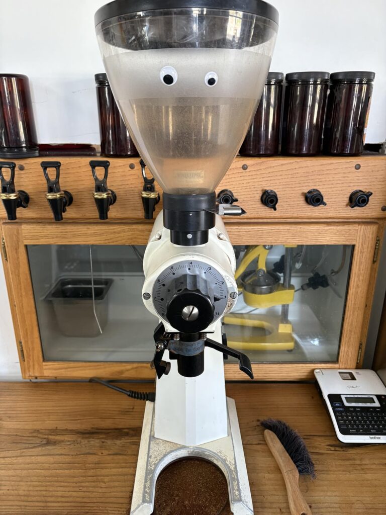 The grinder electrocutes me but no one else.