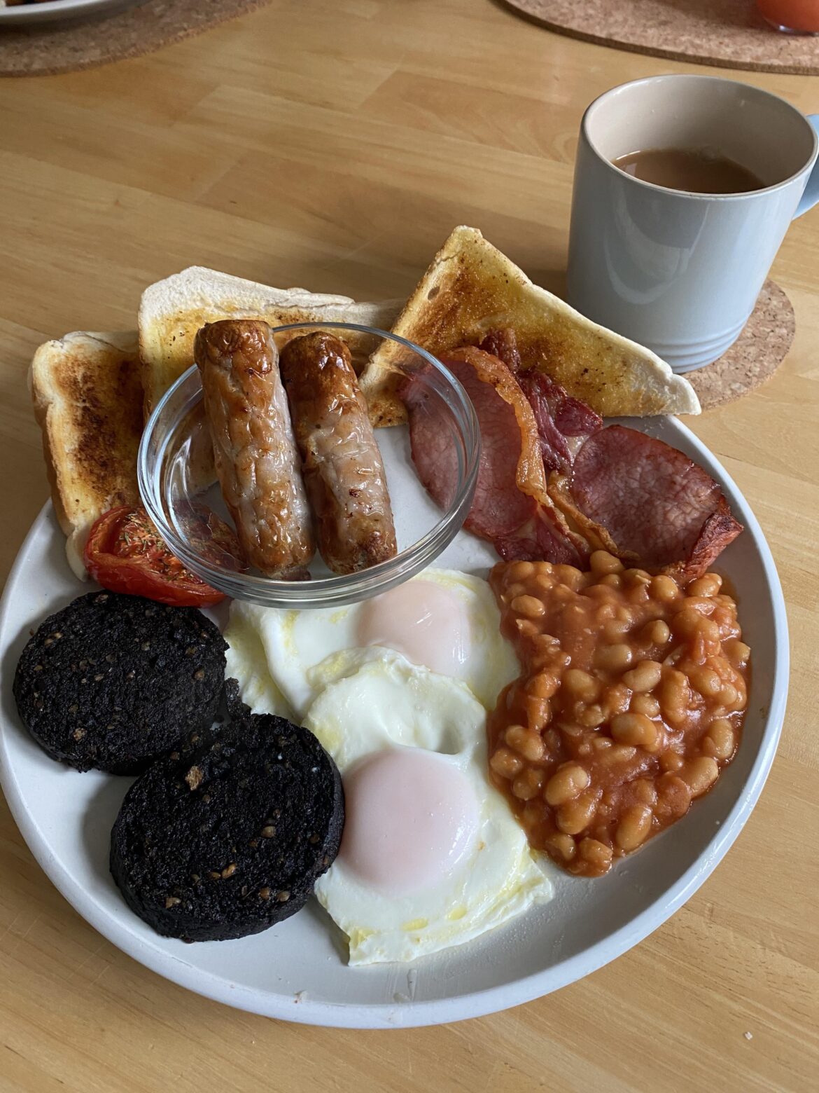 Homemade, I’ve got nothing against mushrooms I just forgot to buy some