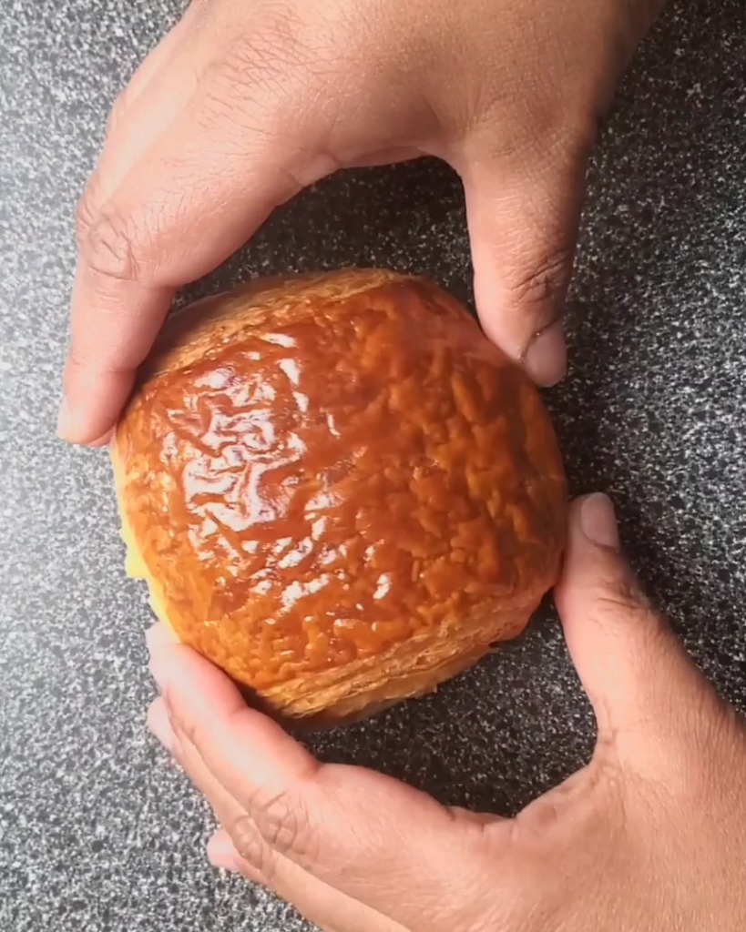 Never get tired of making pain au chocolat for weekend brunch!