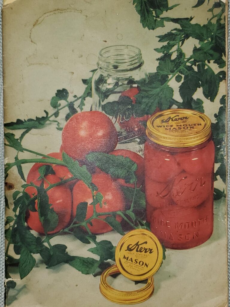 Vintage Kerr Canning Booklet