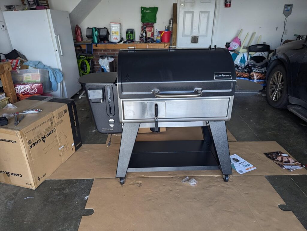 My kids borrowed my tools and didn't put them back. So, I had to put this whole thing together with my Leatherman.