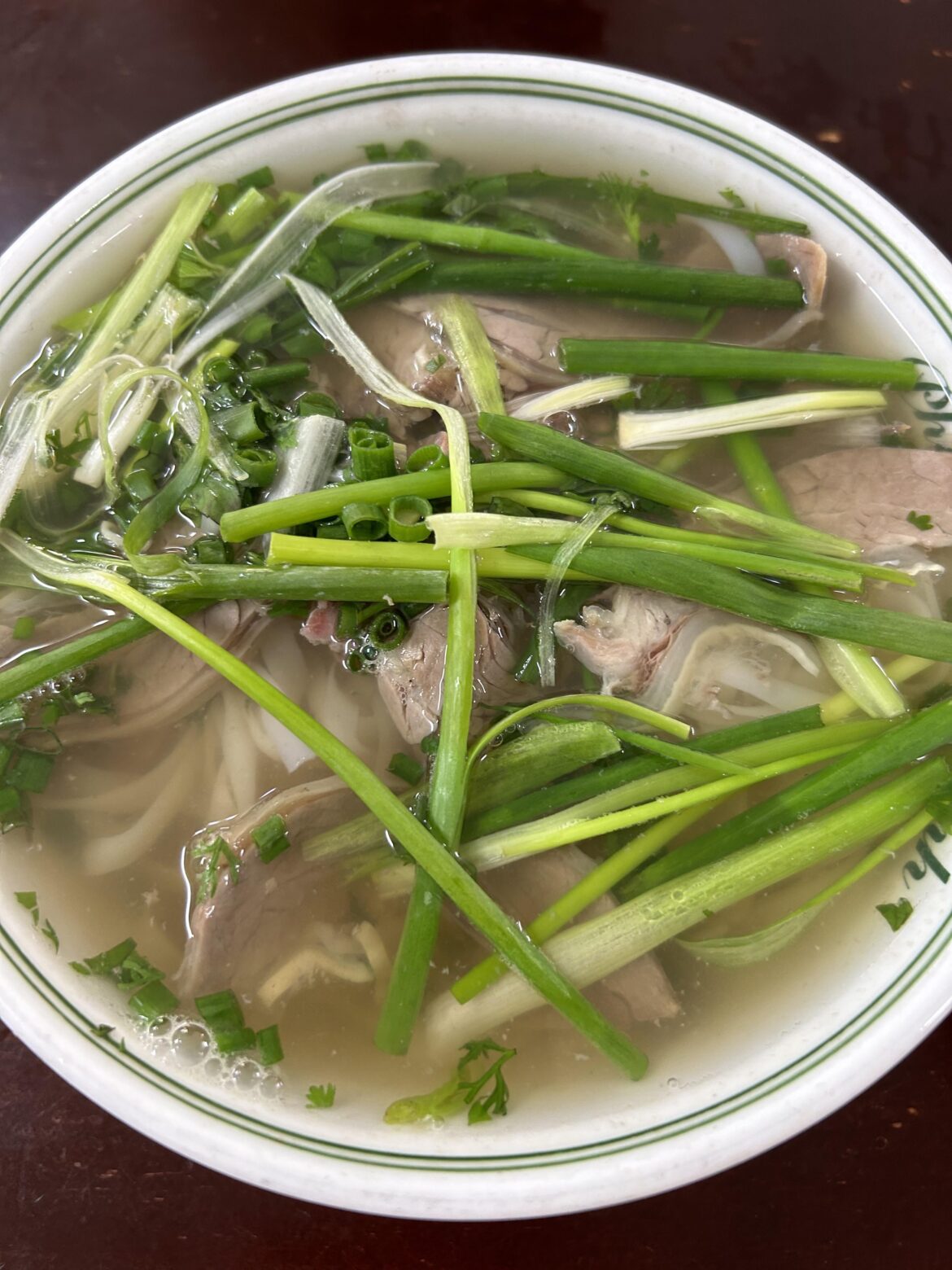 Northern style pho in Hanoi