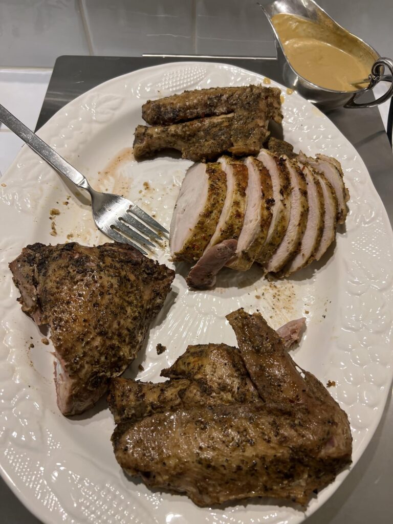 Thanksgiving Turkey was too successful