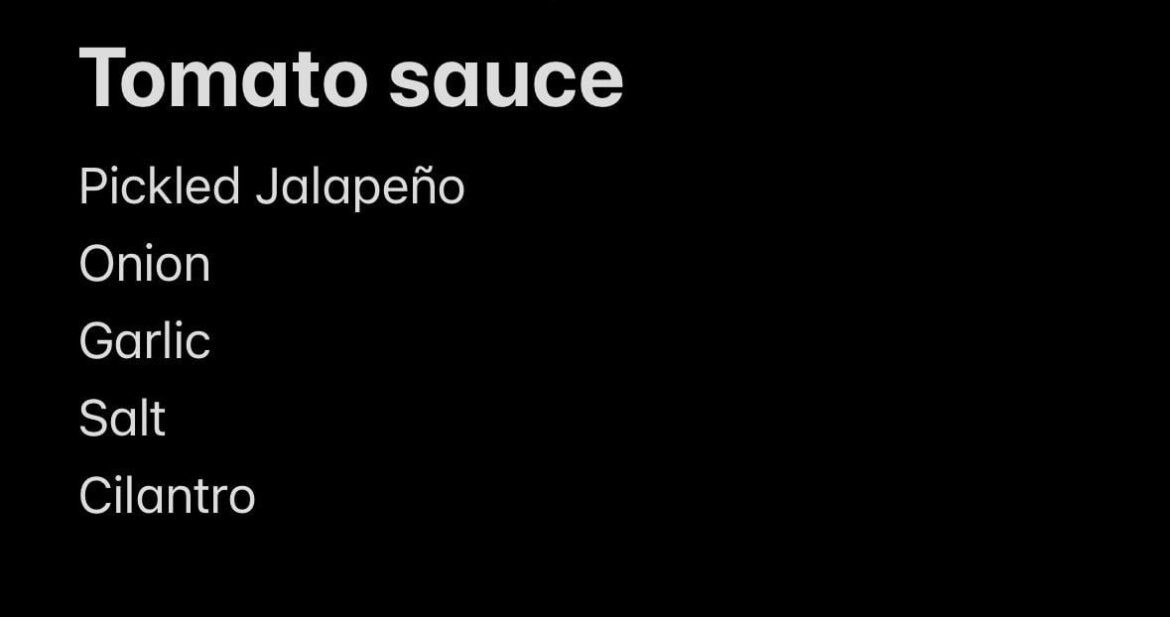 My favorite family owned restaurant finally gave me their salsa recipe, but not the measurements🤐