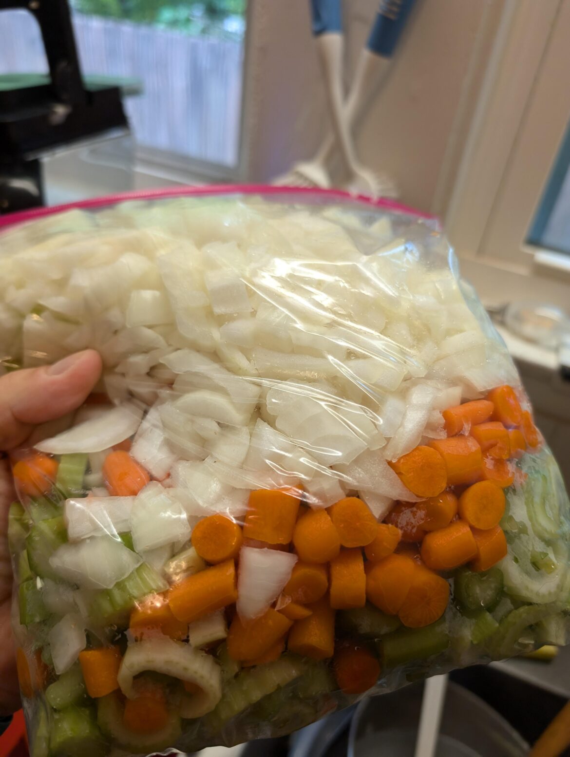 What do you dirty birds think about the amount of onion in my mirepoix?