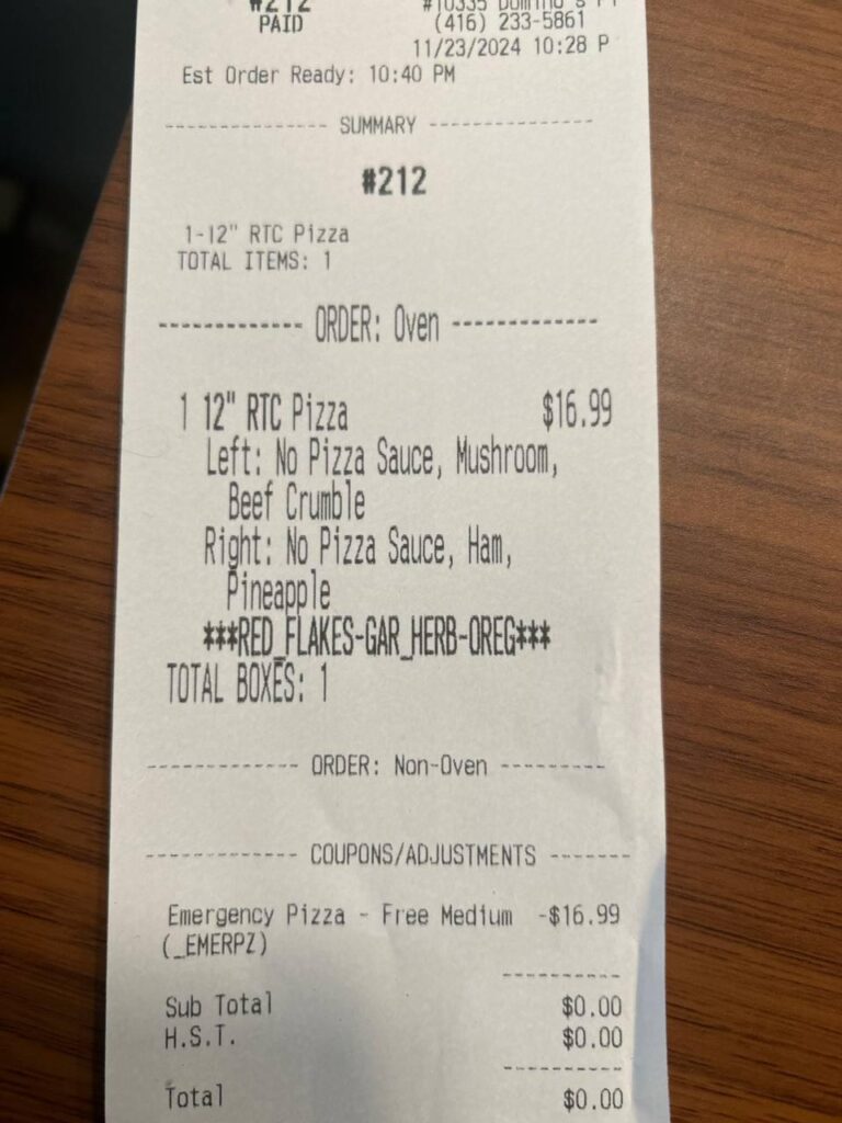 Was messing around with the sauces on the dominoes app and didn't realize I removed sauces entirely