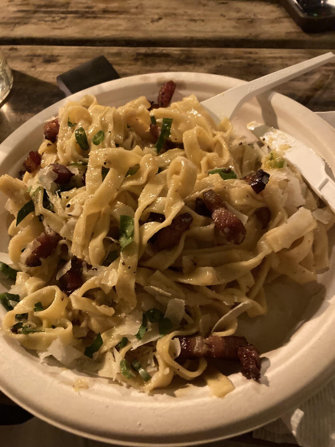 Pasta at Patrizi’s, always damn good!