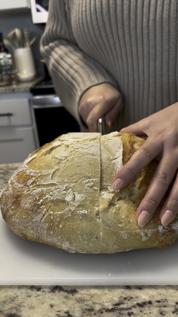 Dutch oven sourdough bread
