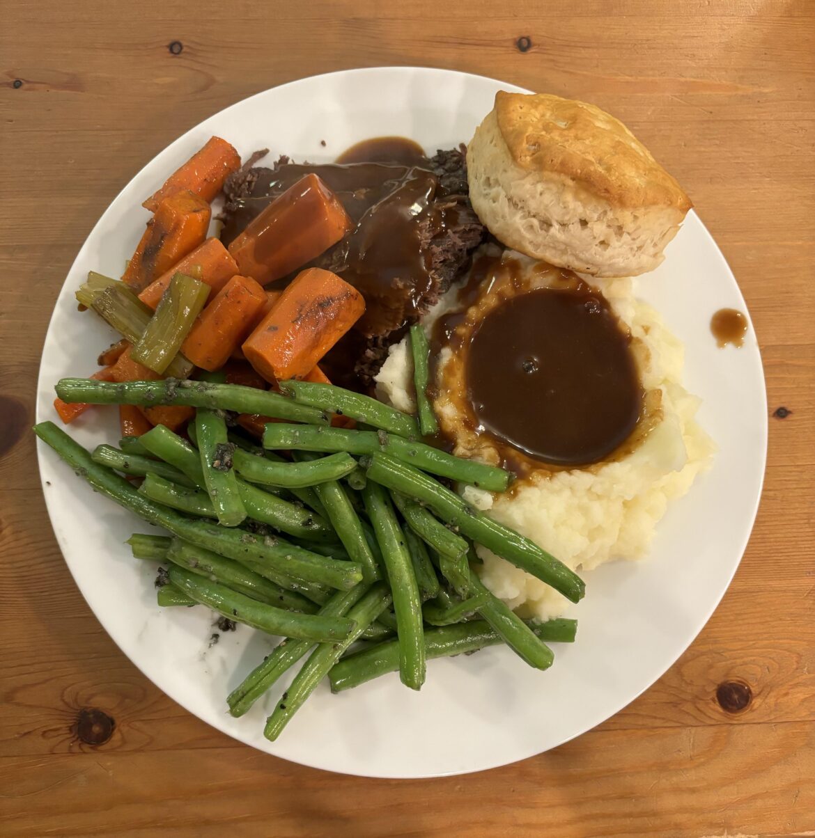 I love pot roast in the fall.