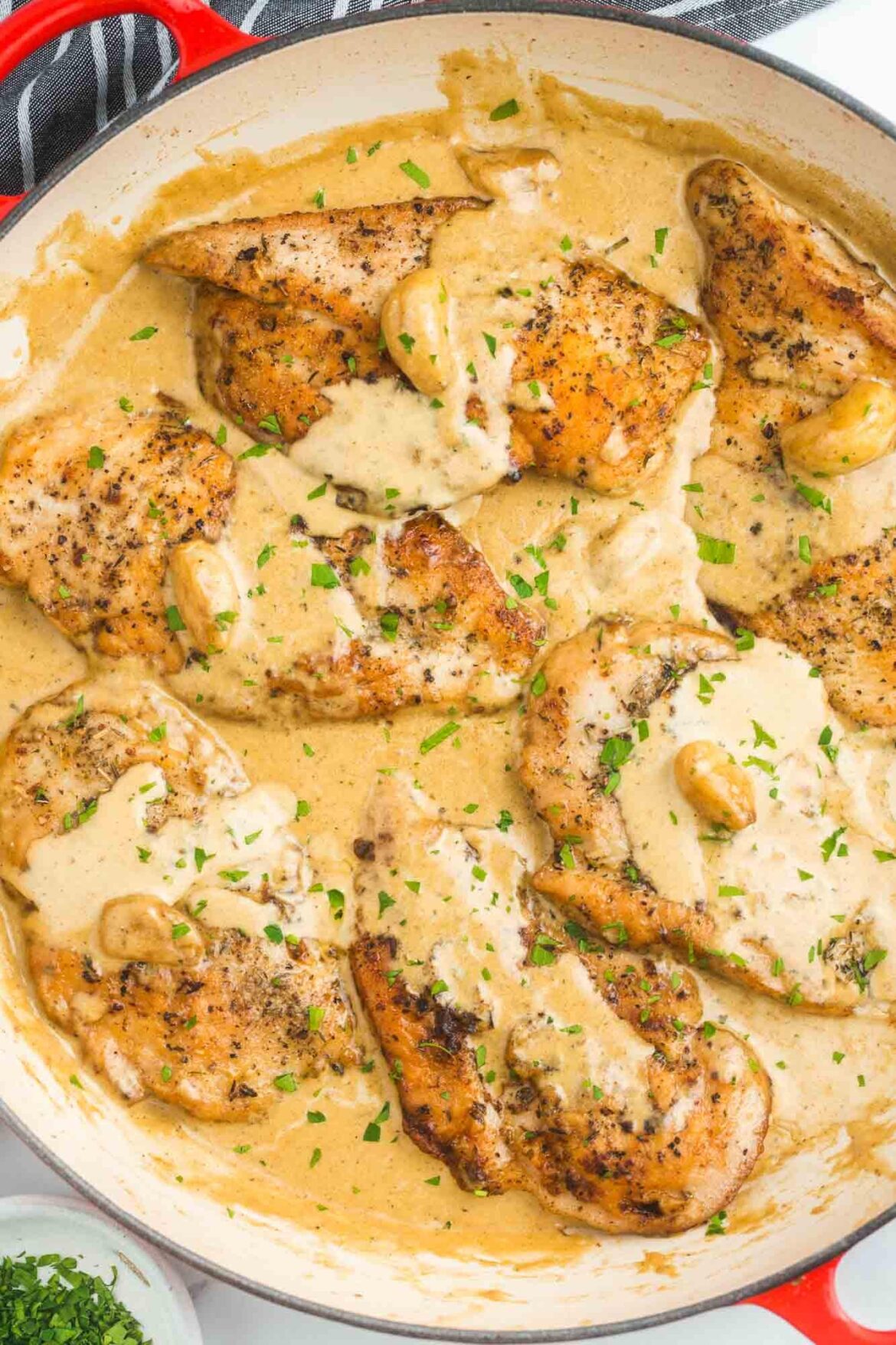 Creamy garlic chicken