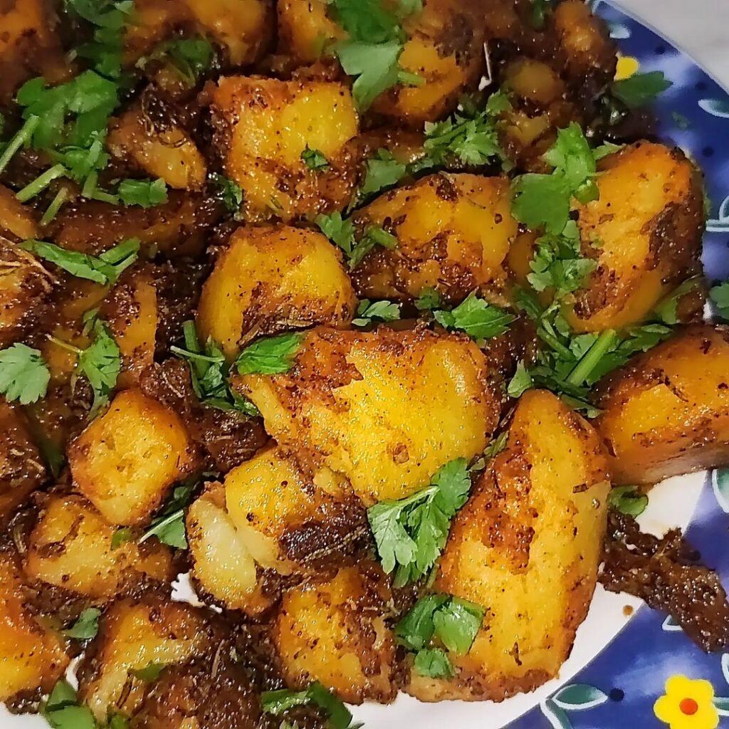 Baked Potatoes in the Oven with Mustard Garlic Honey