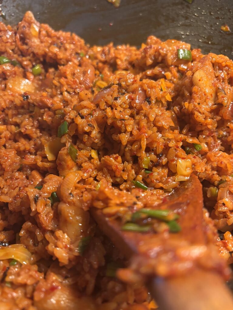 I was craving both, so I made 돼지불고기볶음밥