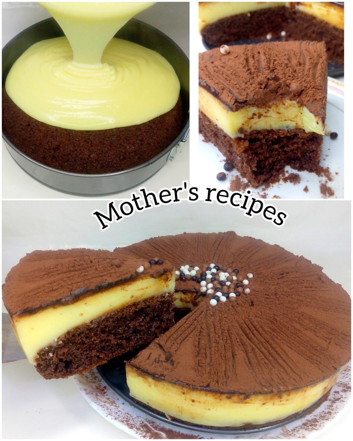 the most delicious cake in the world👌🏻it melt in the mouth recipe in the comments