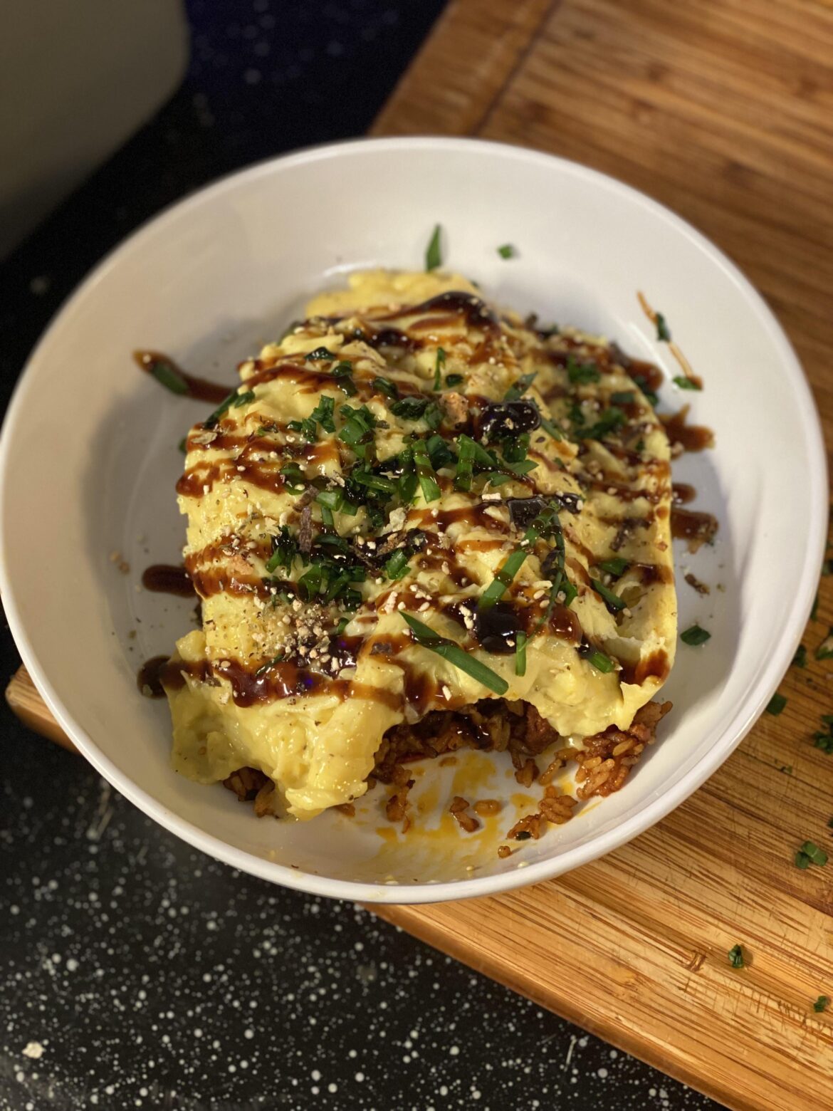First Omurice attempt