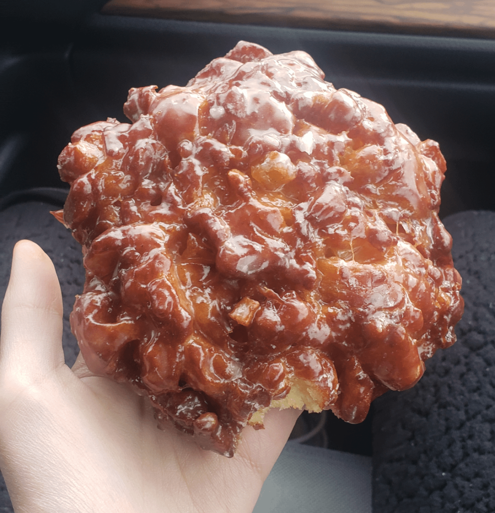 calories in apple fritter?