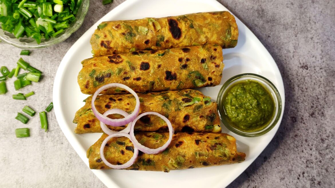 Spring onion parartha
