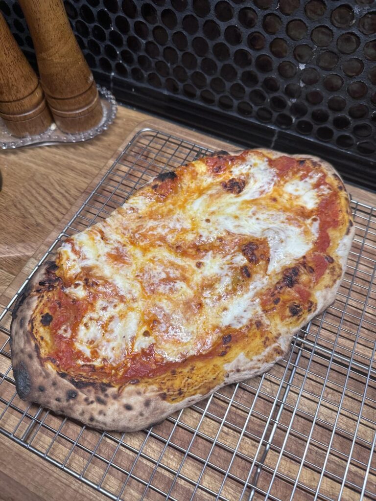 First attempt at sourdough pizza