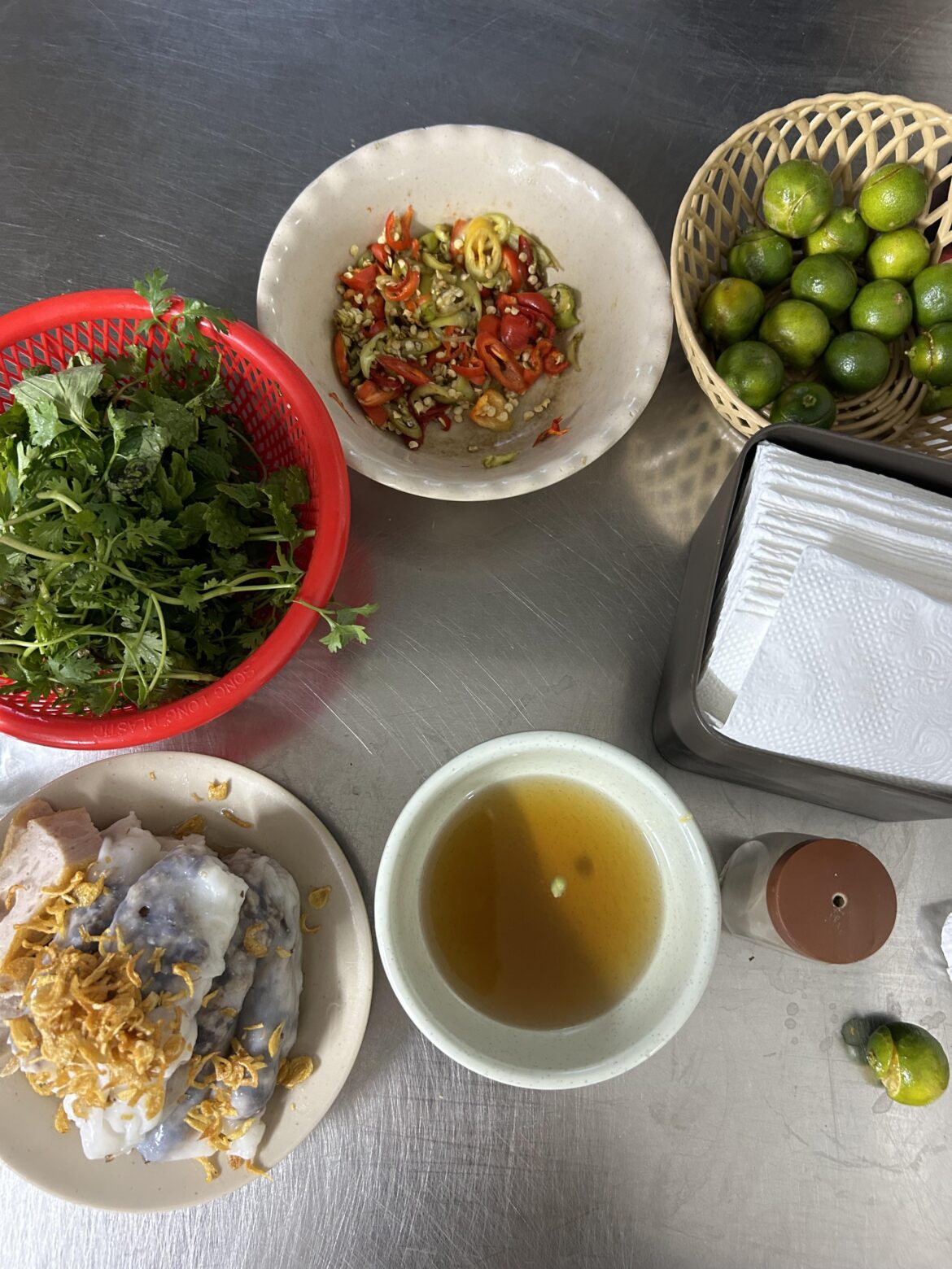 Banh cuon in Hanoi. Great texture!
