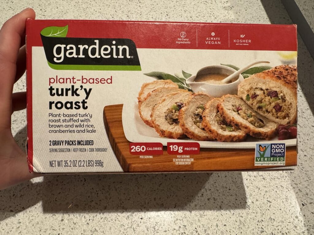 Gardein Turk’y Roast: do you follow the 100 minute oven or “short on time” route?