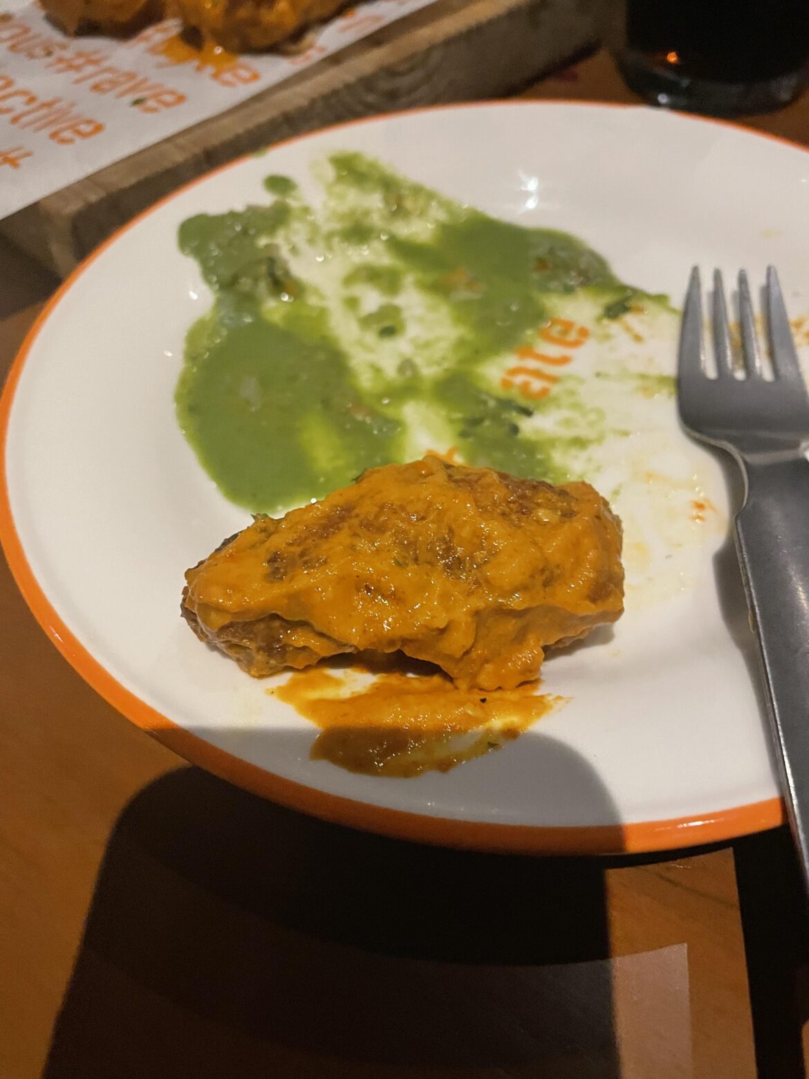 Insanely hot wings in Bangalore, India