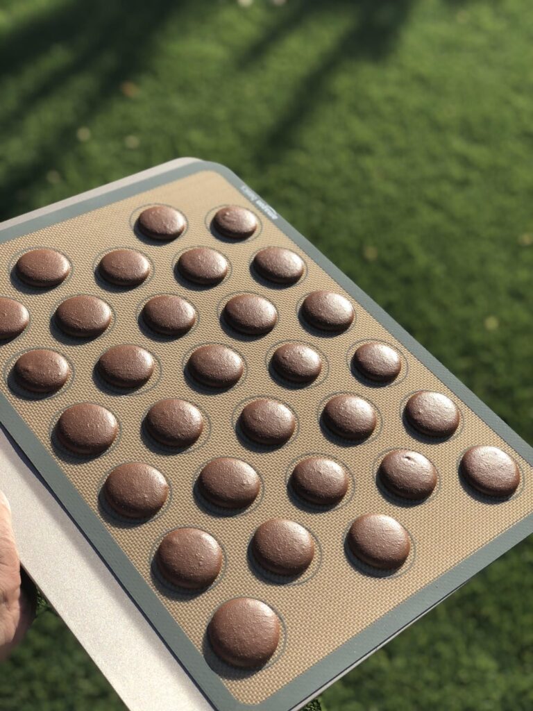 First attempt at making macarons