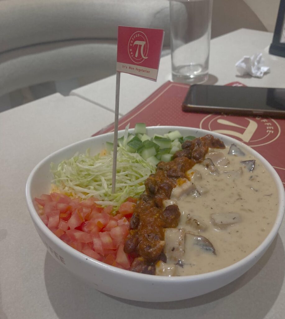 After a tiring and joyful Diwali night, a relaxed morning at the cafe is a must.