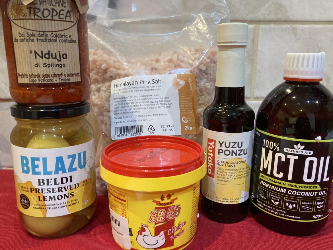 Help me find a recipe that uses all the ingredients gifted to me