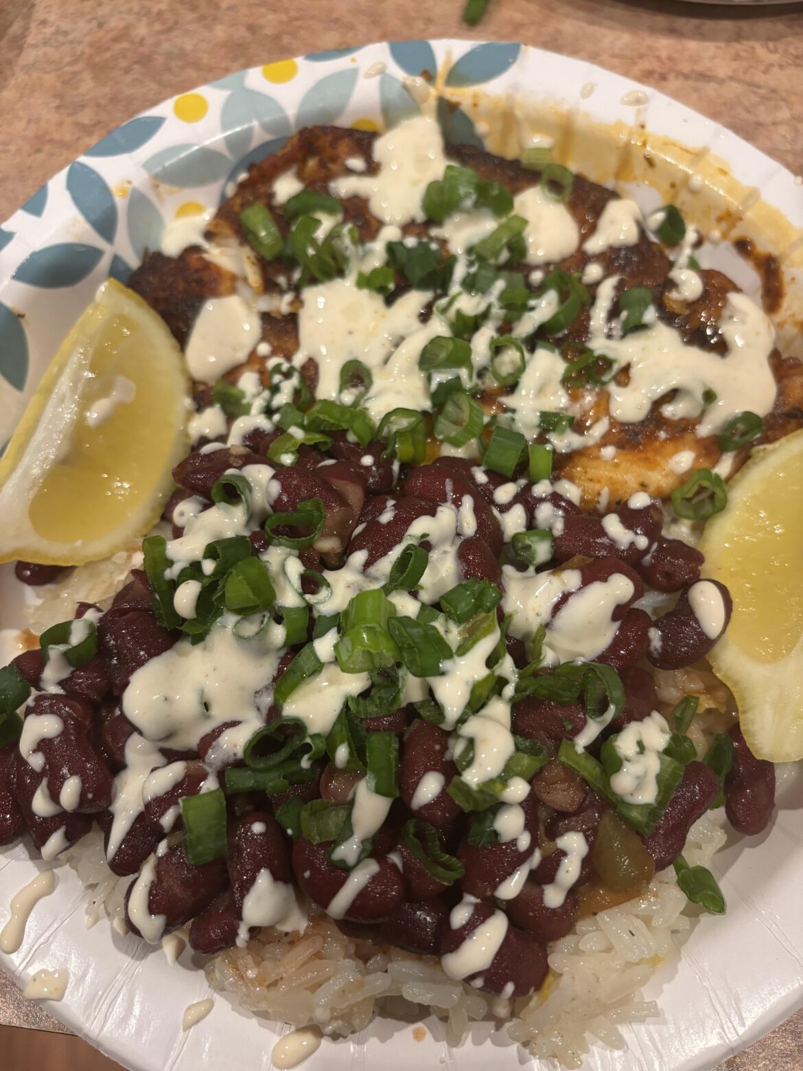 Cajun-style blackens tilapia