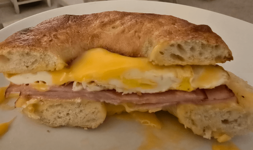 Breakfast Bagel Sandwich