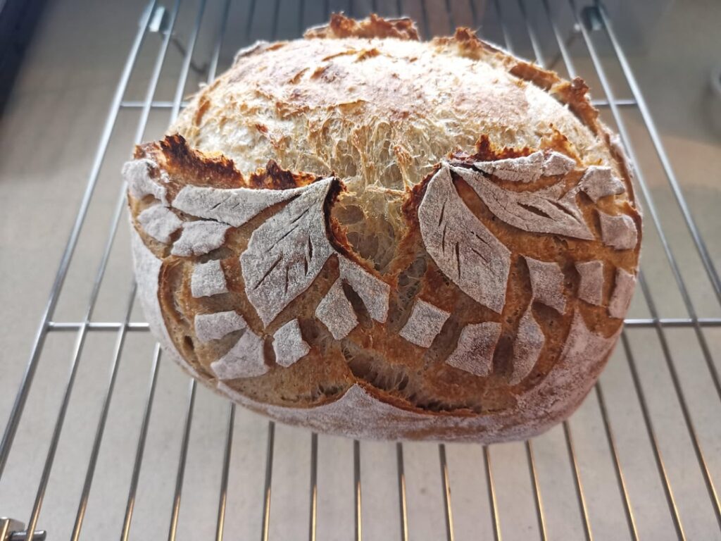 A pretty one today, and bread is art