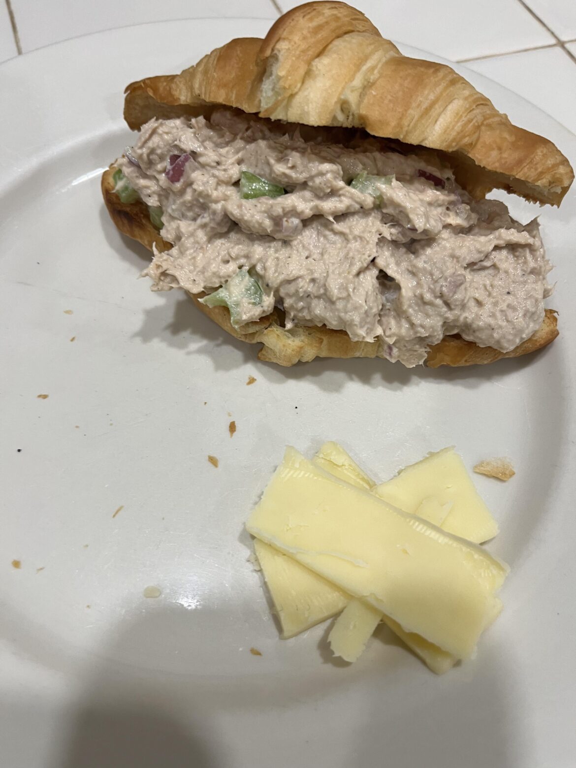 Tuna Salad on Croissant