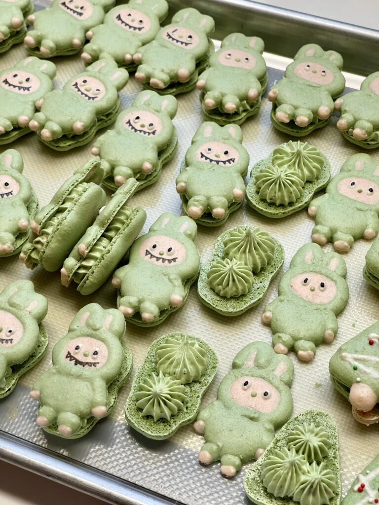 Hello Kitty and Labubu Macarons