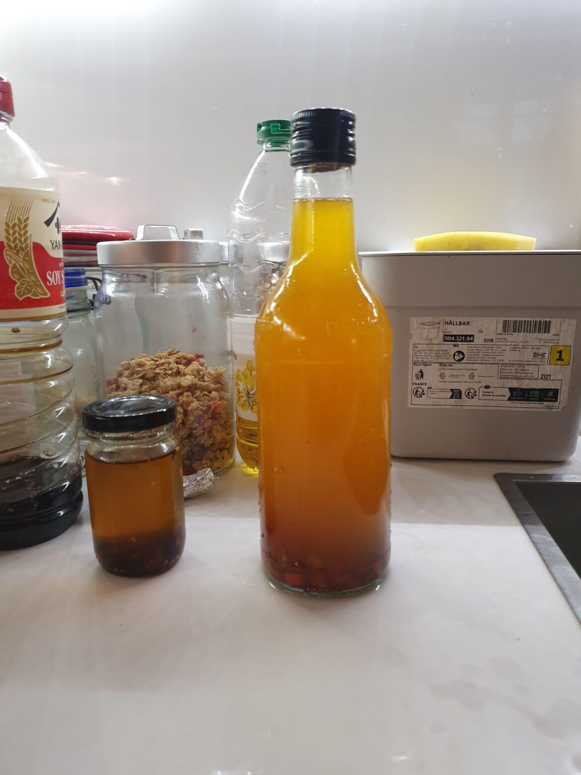 Made chilioil from my own Peppers!