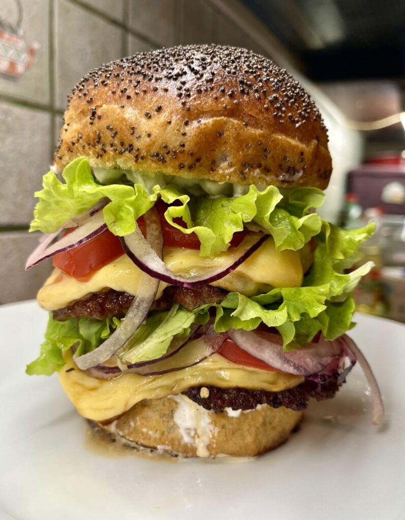 A little hill called "Double Cheeseburger"